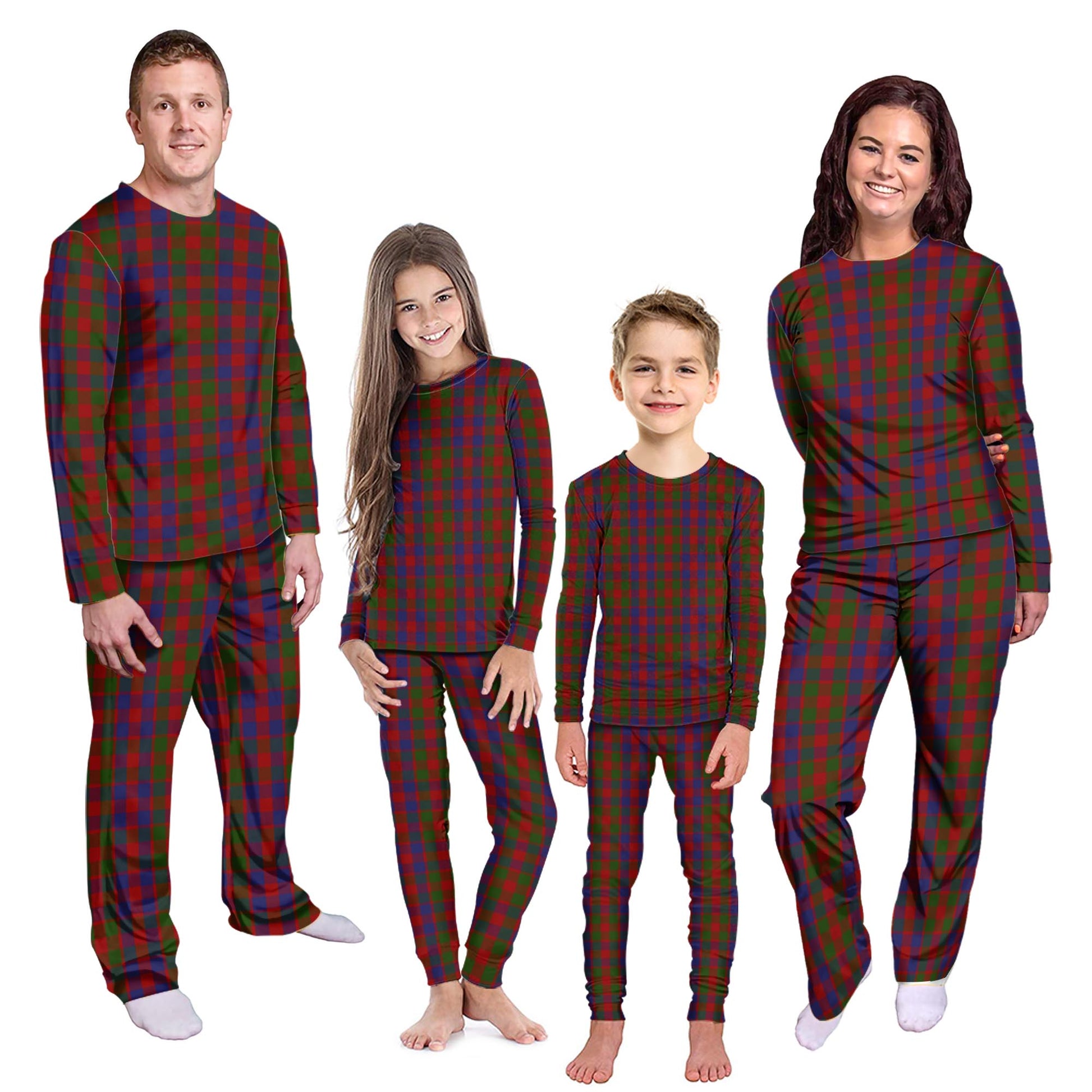 Gow Tartan Pajamas Family Set Kid - Tartan Vibes Clothing