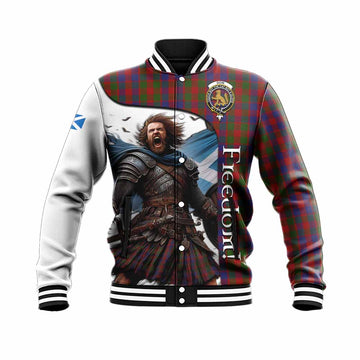 Gow Crest Tartan Baseball Jacket Inspired by the Freedom of Scottish Warrior Unisex - Tartan Vibes Clothing