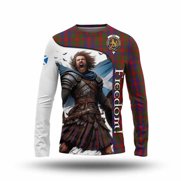 Gow Crest Tartan Long Sleeve T-Shirt Inspired by the Freedom of Scottish Warrior Unisex - Tartan Vibes Clothing