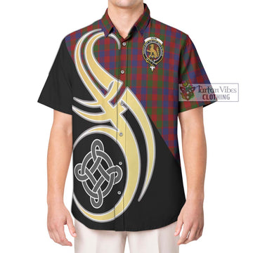 Gow Tartan Hawaiian Shirt with Family Crest and Celtic Symbol Style Kid - Tartan Vibes Clothing