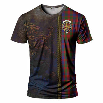 Gow Tartan Family Crest T-Shirt Alba Gu Brath Be Brave Lion Ancient Style Kid's Shirt - Tartan Vibes Clothing
