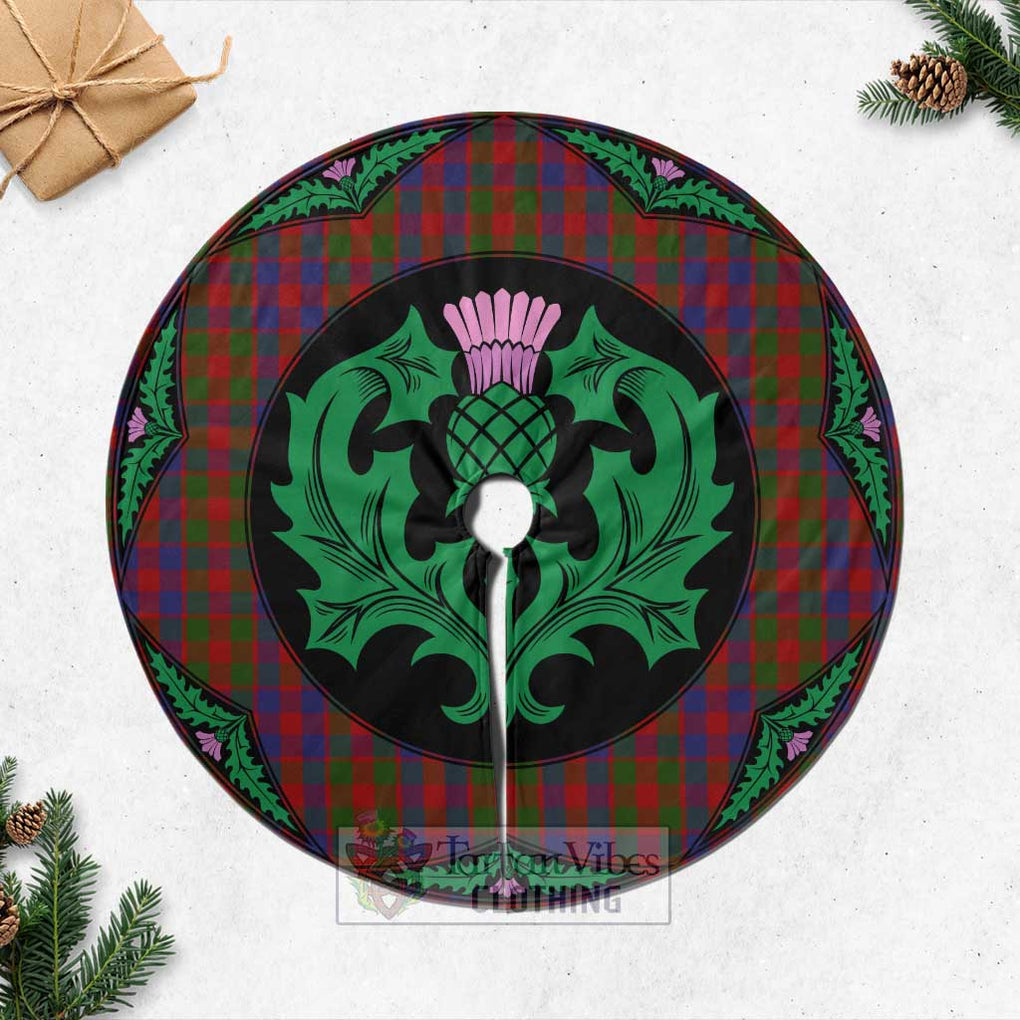 Gow Tartan Christmas Tree Skirt Scottish Thistle Style Casual Tree Skirts - Tartan Vibes Clothing