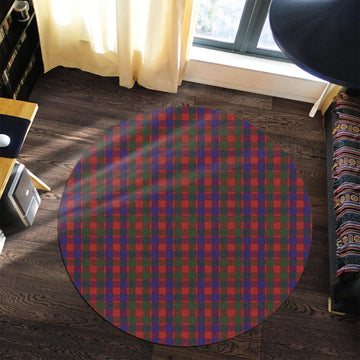 Gow Tartan Round Rug Premium Round Rug - Tartan Vibes Clothing