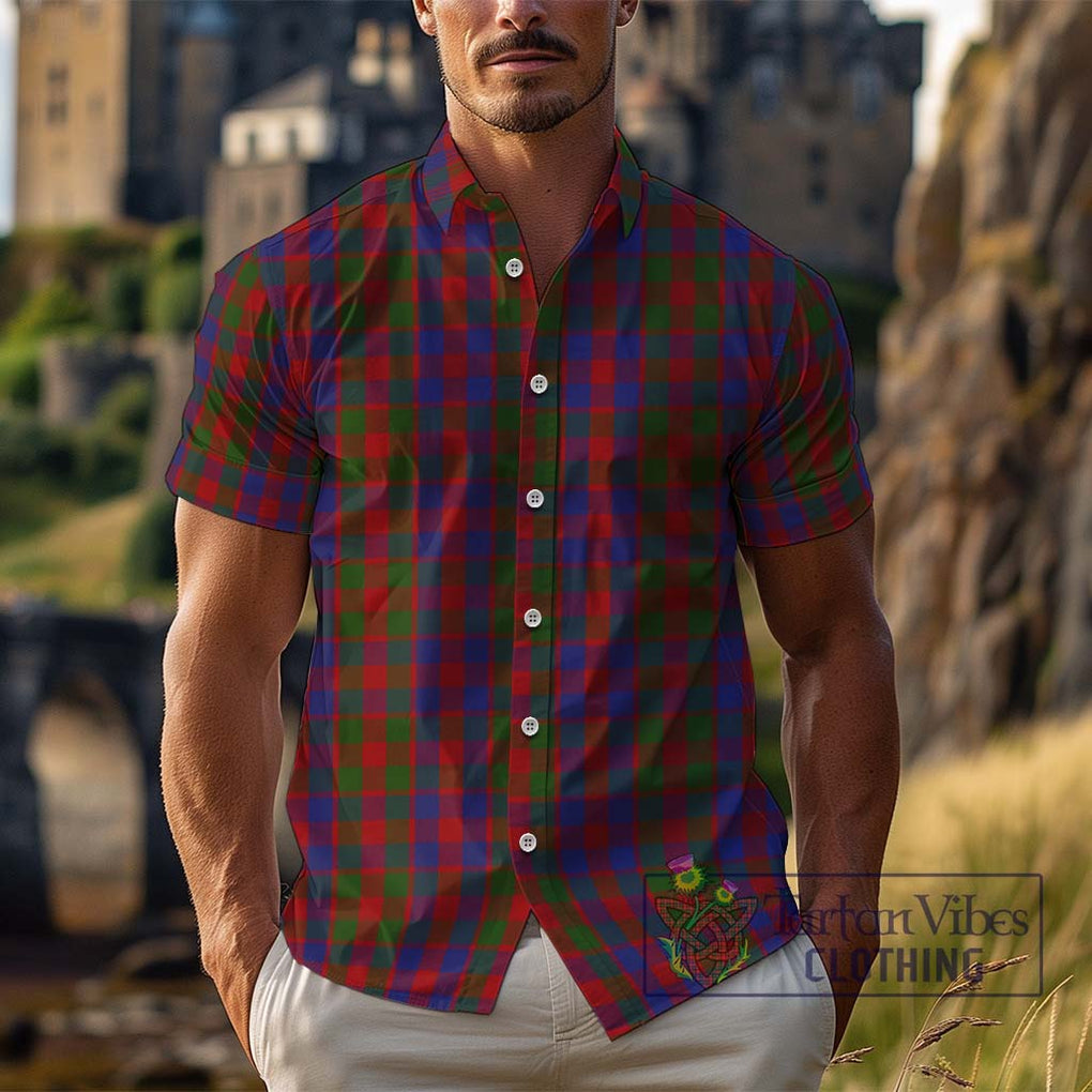 Gow Tartan Cotton Hawaiian Shirt Kid - Tartan Vibes Clothing