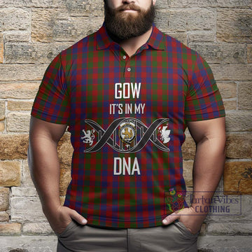 Gow Tartan Polo Shirt with Family Crest DNA In Me Style Kid - Tartan Vibes Clothing