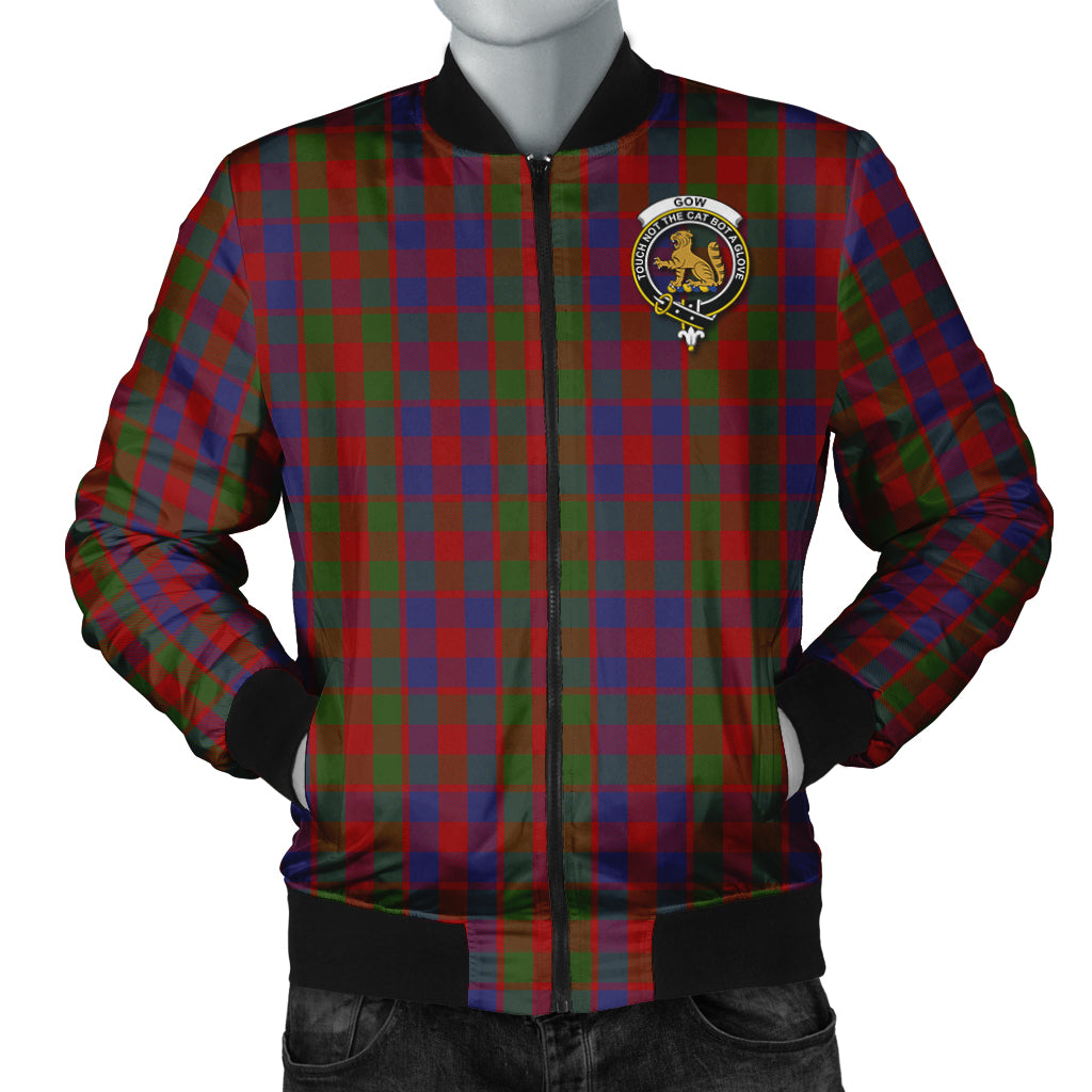 Gow Tartan Bomber Jacket with Family Crest Unisex - Tartan Vibes Clothing