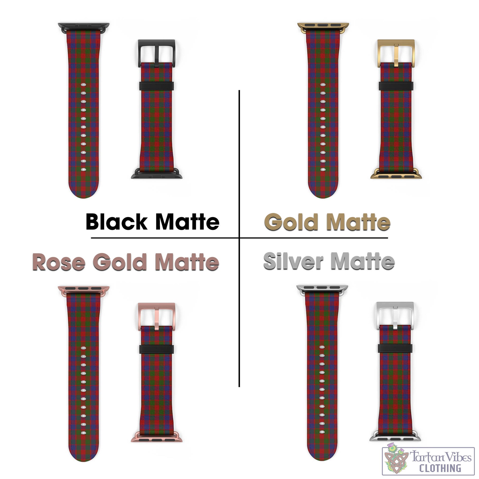 Gow Tartan Watch Band 42 - 45 mm - Tartan Vibes Clothing