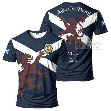 Gow Tartan Lion Rampant T-Shirt Proudly Display Your Heritage with Alba Gu Brath and Clan Name Kid's Shirt - Tartan Vibes Clothing