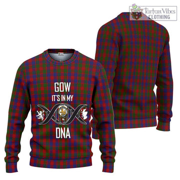 Gow Tartan Ugly Sweater with Family Crest DNA In Me Style Unisex - Tartan Vibes Clothing