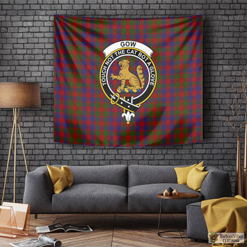 Gow Tartan Tapestry Wall Hanging and Home Decor for Room with Family Crest Tapestry - Tartan Vibes Clothing