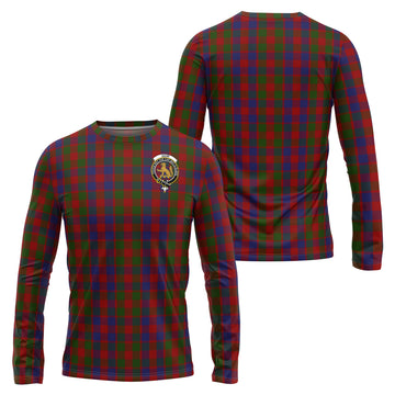 Gow Tartan Long Sleeve T-Shirt with Family Crest Unisex - Tartan Vibes Clothing