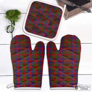 Gow Tartan Combo Oven Mitt & Pot-Holder Combo 2 Oven Mitt & 1 Pot-Holder Black - Tartan Vibes Clothing