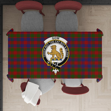Gow Tartan Tablecloth with Family Crest XL 57.1"x70.9"(145x180cm) - Tartan Vibes Clothing