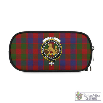 Gow Tartan Pen and Pencil Case with Family Crest One Size 4.13*8.74 inch - Tartan Vibes Clothing