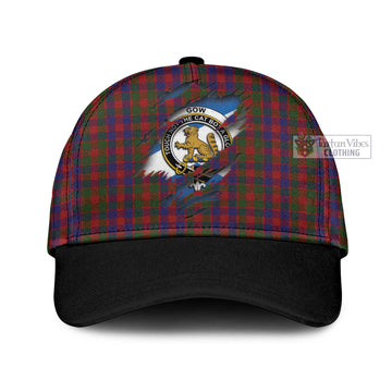 Gow Tartan Classic Cap with Family Crest In Me Style