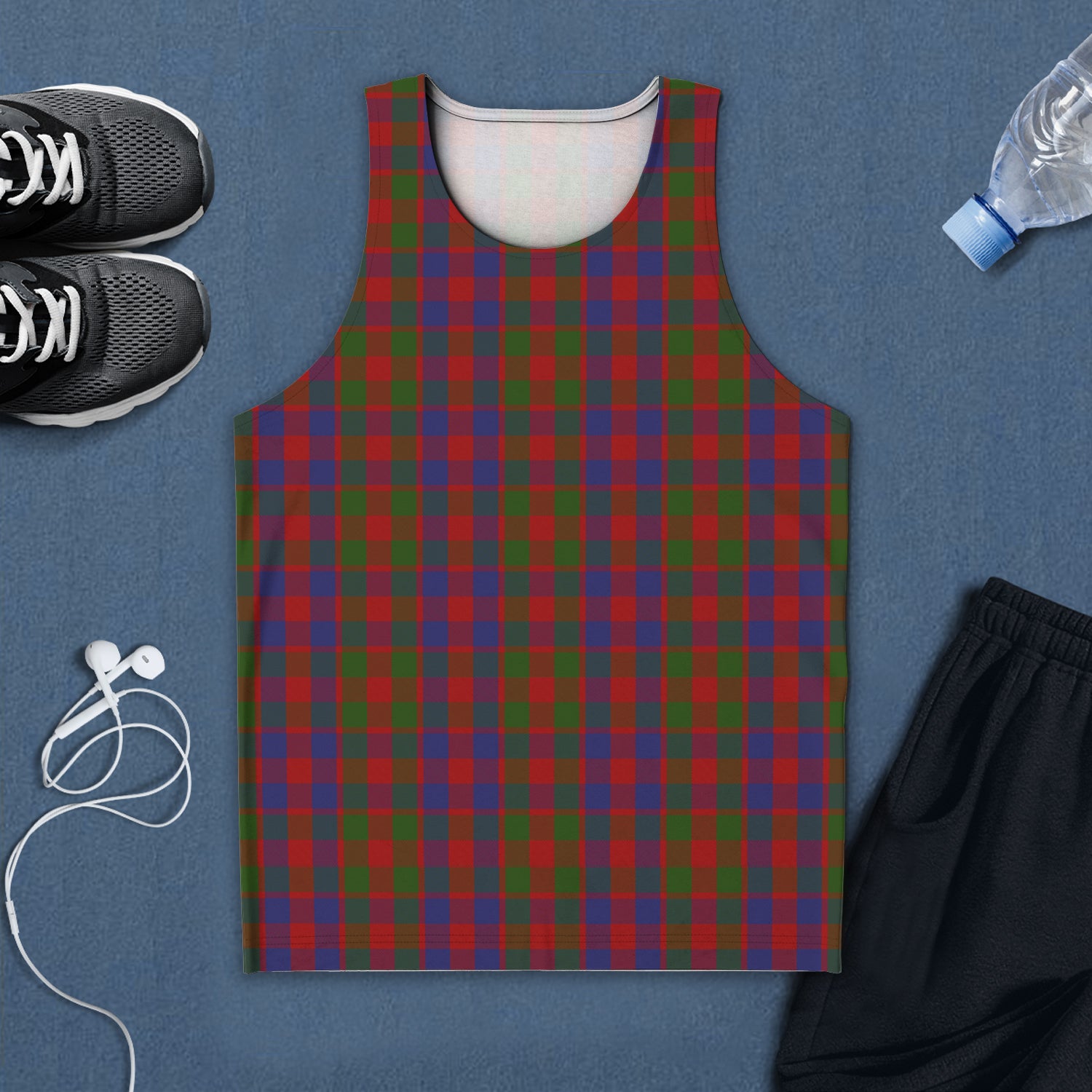 Gow Tartan Mens Tank Top 5XL - Tartan Vibes Clothing
