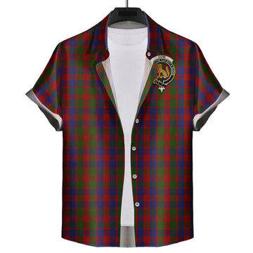 Gow Tartan Hawaiian Shirt with Family Crest Kid - Tartan Vibes Clothing
