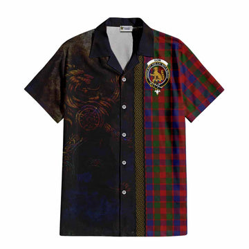Gow Tartan Family Crest Hawaiian Shirt Alba Gu Brath Be Brave Lion Ancient Style Kid - Tartan Vibes Clothing
