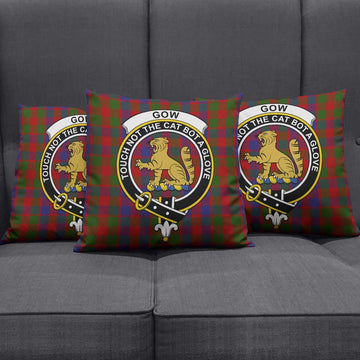 Gow Tartan Pillow Cover with Family Crest Rectangle Pillow Cover 51*91cm - Tartan Vibes Clothing