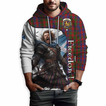 Gow Crest Tartan Hoodie Inspired by the Freedom of Scottish Warrior Pullover Hoodie - Tartan Vibes Clothing