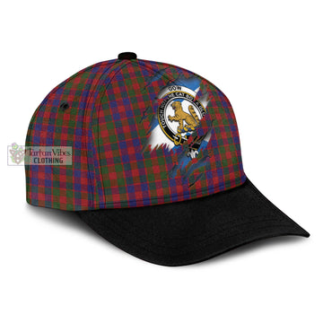 Gow Tartan Classic Cap with Family Crest In Me Style