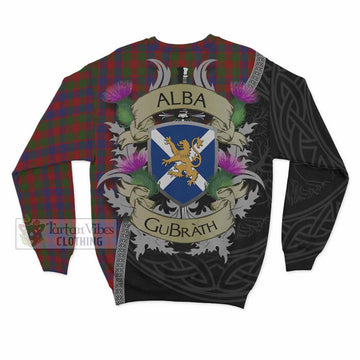Gow Tartan Family Crest Sweatshirt Lion Rampant Royal Thistle Shield Celtic Inspired - Tartan Vibes Clothing