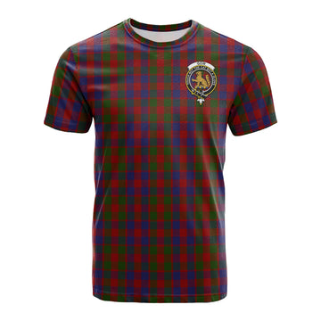 Gow Tartan T-Shirt with Family Crest - Tartan Vibes Clothing