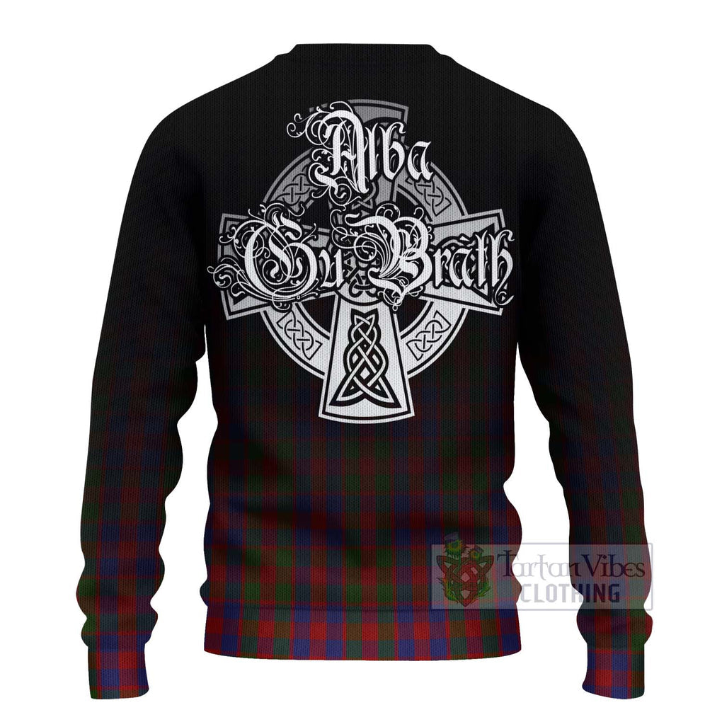 Gow Tartan Ugly Sweater Featuring Alba Gu Brath Family Crest Celtic Inspired - Tartan Vibes Clothing