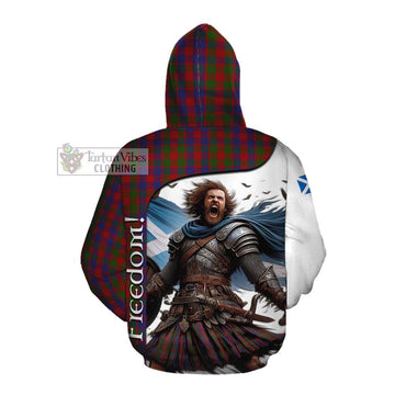Gow Crest Tartan Cotton Hoodie Inspired by the Freedom of Scottish Warrior Pullover Hoodie - Tartan Vibes Clothing