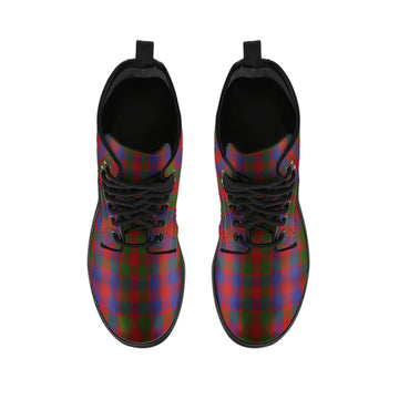 Gow Tartan Leather Boots - Tartan Vibes Clothing