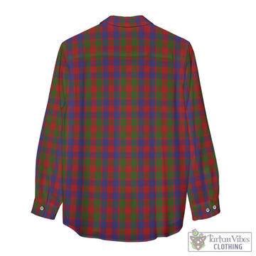 Gow Tartan Women's Casual Shirt with Family Crest - Tartan Vibes Clothing