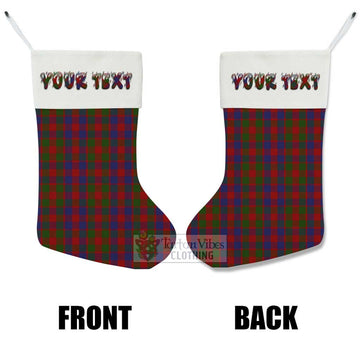 Tartan Vibes Clothing Gow Tartan Christmas Stocking with Personalized Text