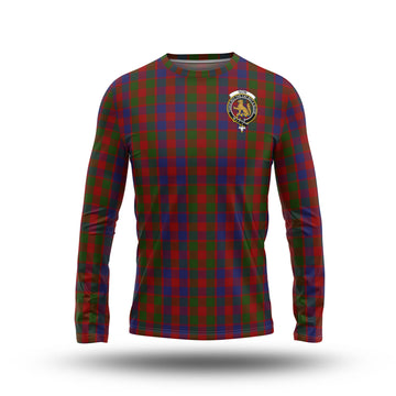 Gow Tartan Long Sleeve T-Shirt with Family Crest - Tartan Vibes Clothing