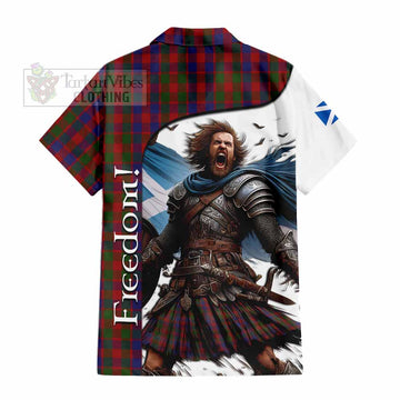 Gow Crest Tartan Hawaiian Shirt Inspired by the Freedom of Scottish Warrior - Tartan Vibes Clothing