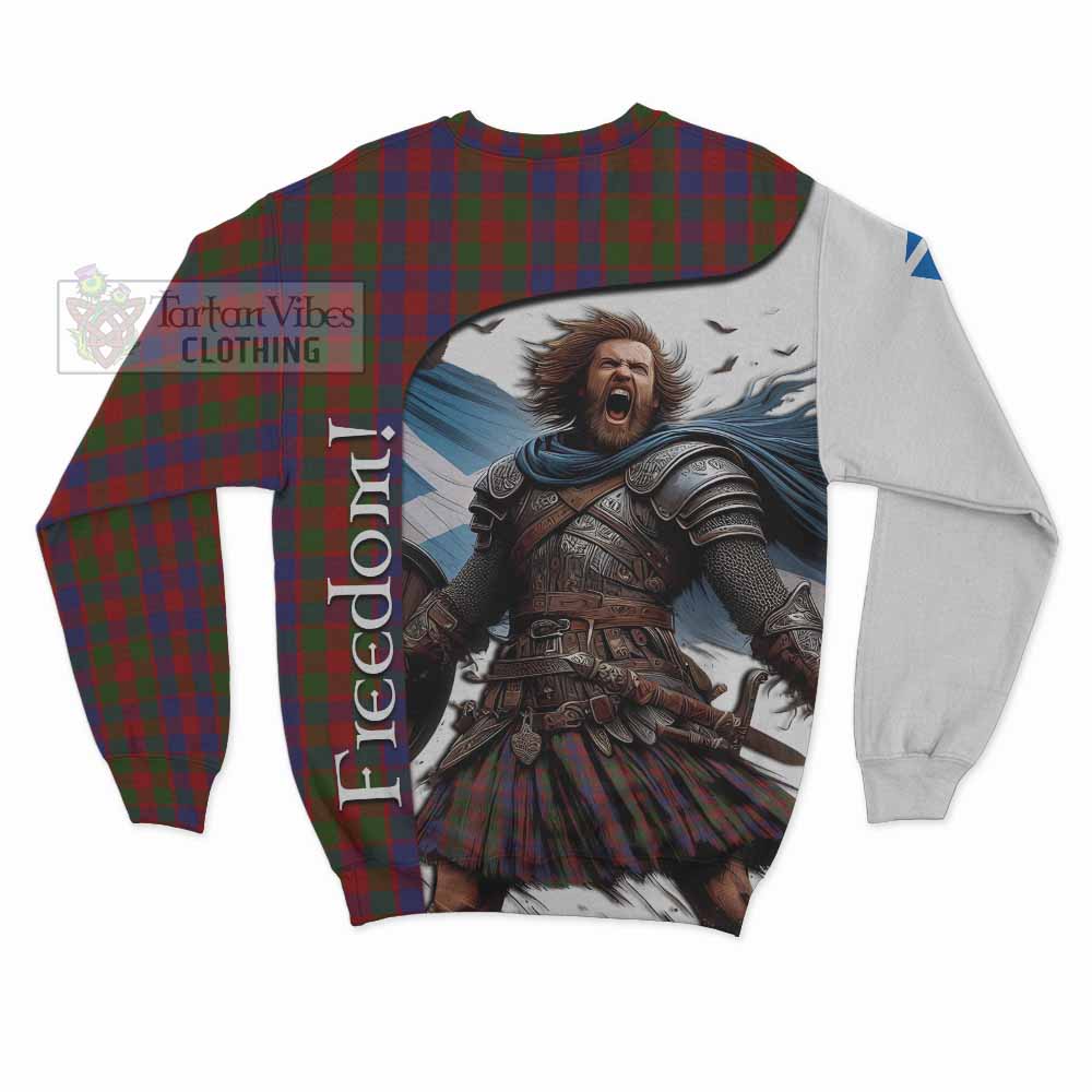 Gow Crest Tartan Sweatshirt Inspired by the Freedom of Scottish Warrior - Tartan Vibes Clothing