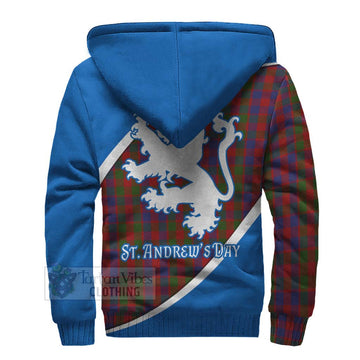 Gow Family Crest Tartan Sherpa Hoodie Celebrate Saint Andrew's Day in Style - Tartan Vibes Clothing