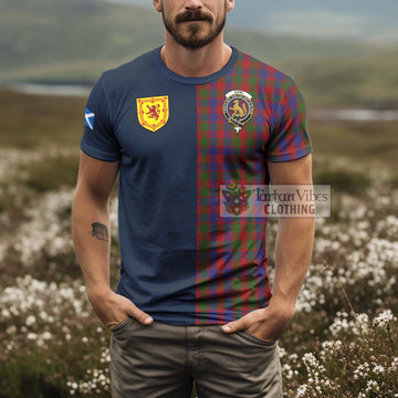 Gow Tartan T-Shirt Alba with Scottish Lion Royal Arm Half Style - Tartan Vibes Clothing