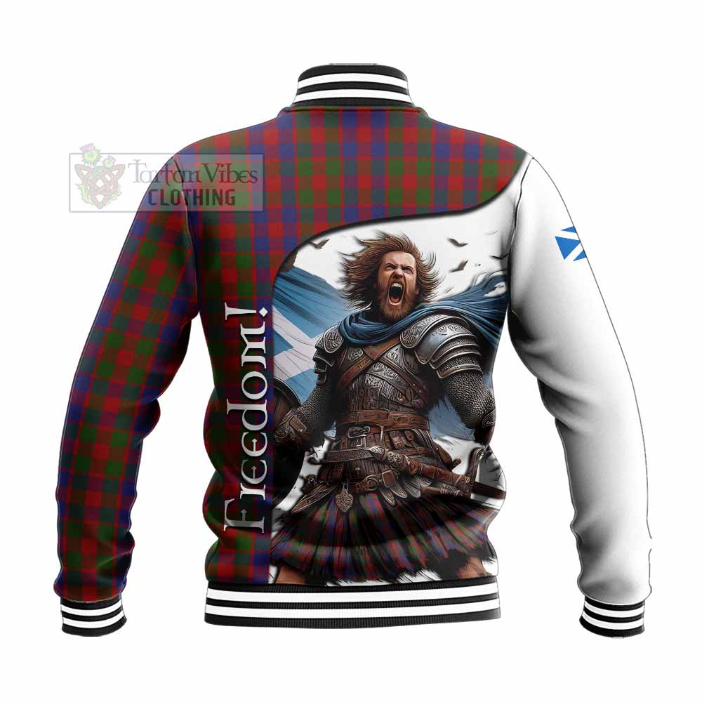 Gow Crest Tartan Baseball Jacket Inspired by the Freedom of Scottish Warrior - Tartan Vibes Clothing