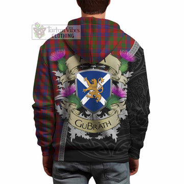 Gow Tartan Family Crest Hoodie Lion Rampant Royal Thistle Shield Celtic Inspired - Tartan Vibes Clothing