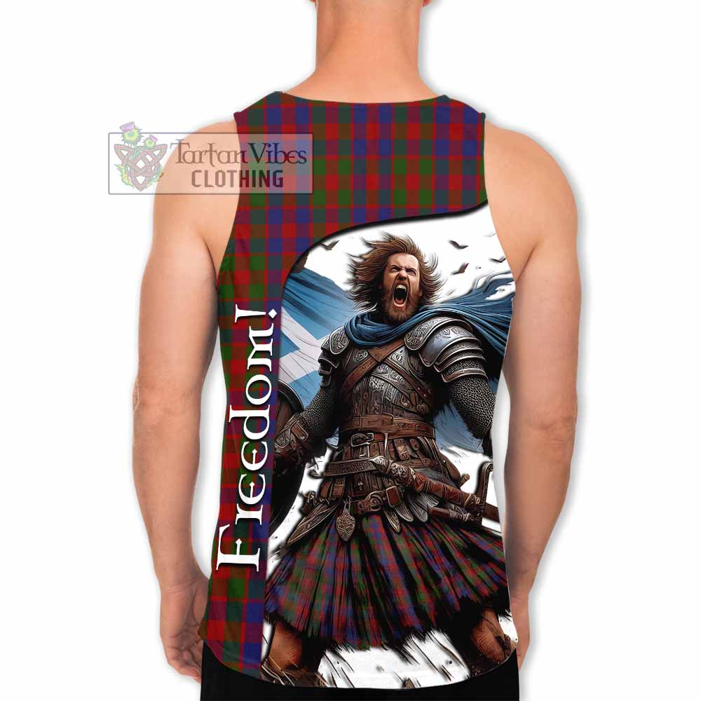 Gow Crest Tartan Men's Tank Top Inspired by the Freedom of Scottish Warrior - Tartan Vibes Clothing
