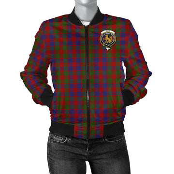 Gow Tartan Bomber Jacket with Family Crest
