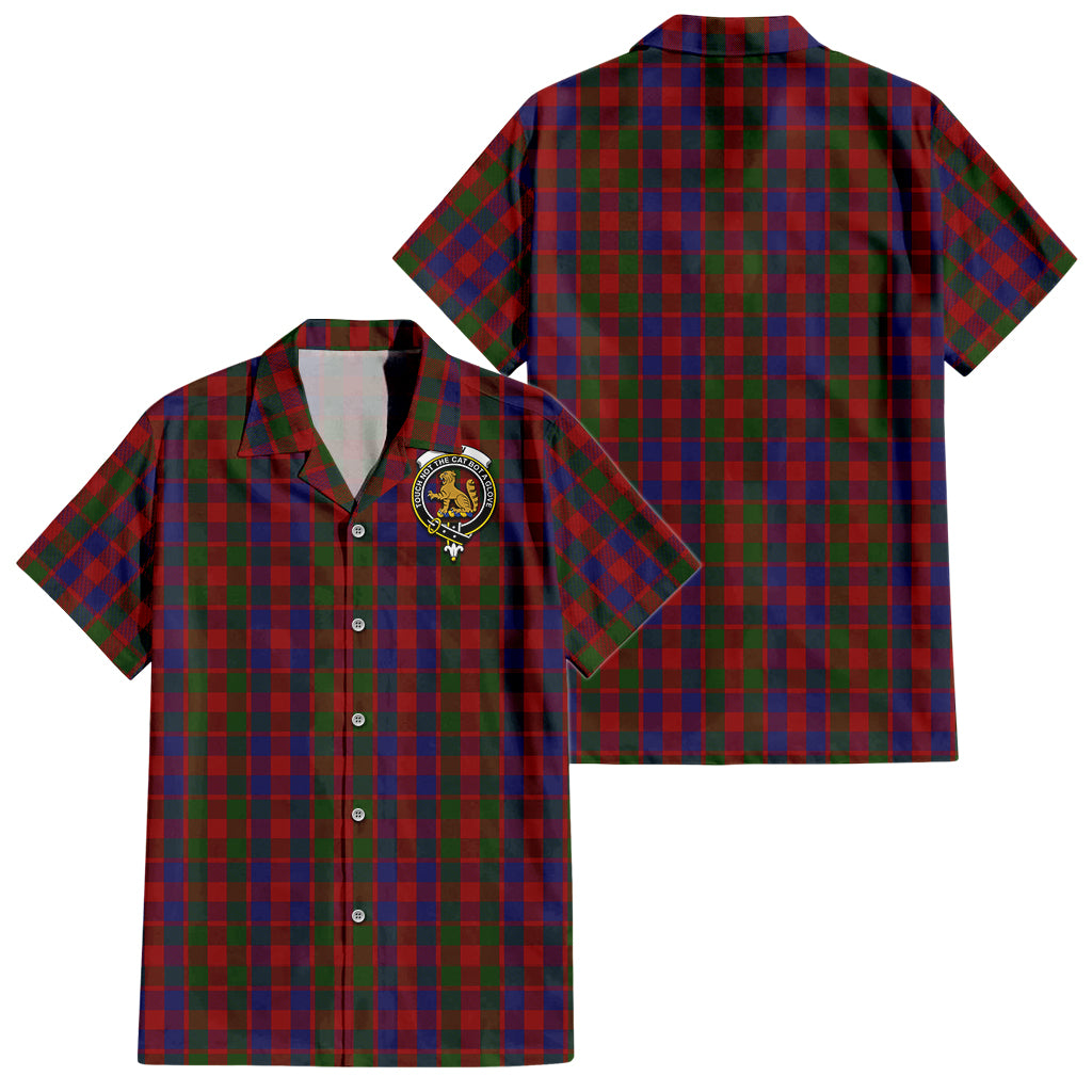 Gow Tartan Hawaiian Shirt with Family Crest - Tartan Vibes Clothing
