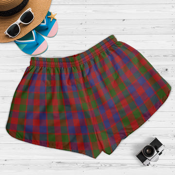 Gow Tartan Womens Shorts with Family Crest
