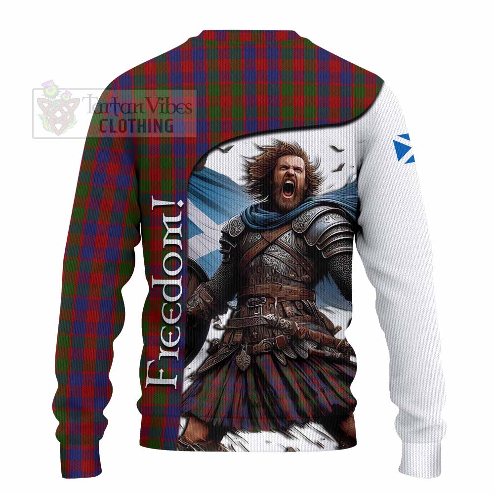 Gow Crest Tartan Knitted Sweater Inspired by the Freedom of Scottish Warrior - Tartan Vibes Clothing