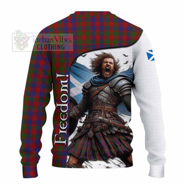 Gow Crest Tartan Knitted Sweater Inspired by the Freedom of Scottish Warrior - Tartan Vibes Clothing