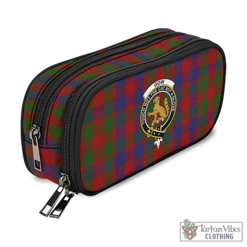 Gow Tartan Pen and Pencil Case with Family Crest - Tartan Vibes Clothing