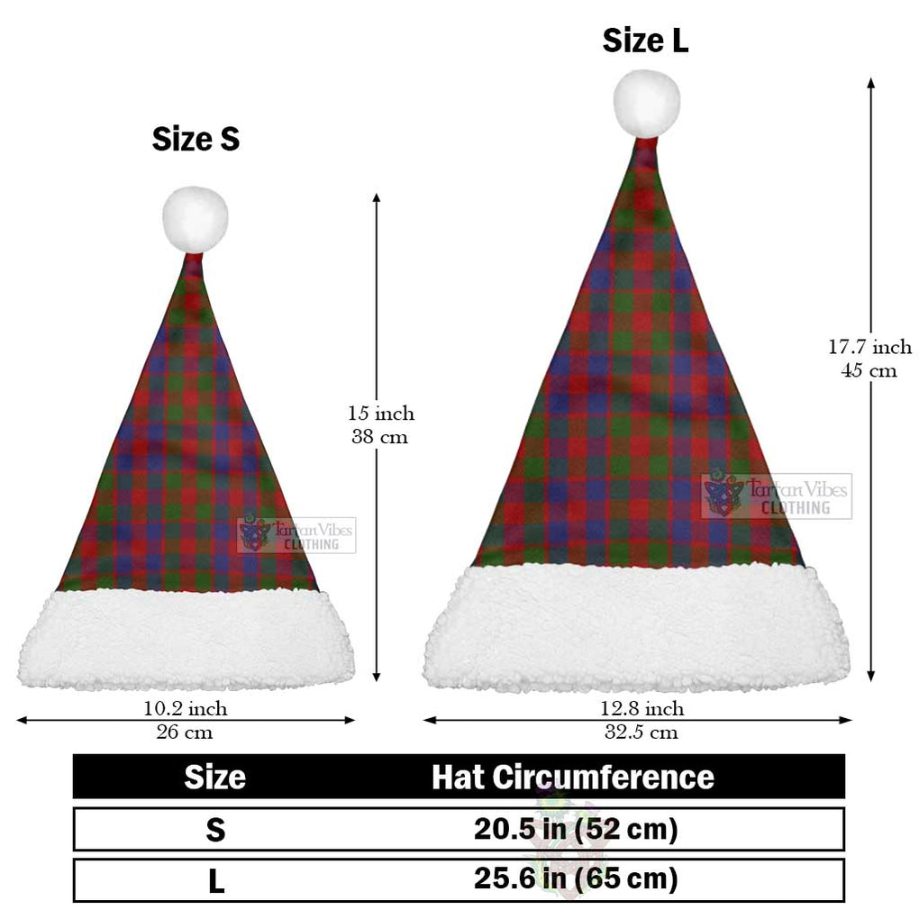 Gow Tartan Christmas Santa Hats Christmas Hat L 25.6in (65cm) - Tartan Vibes Clothing