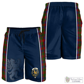Gow Tartan Men's Shorts with Family Crest and Lion Rampant Vibes Sport Style - Tartan Vibes Clothing