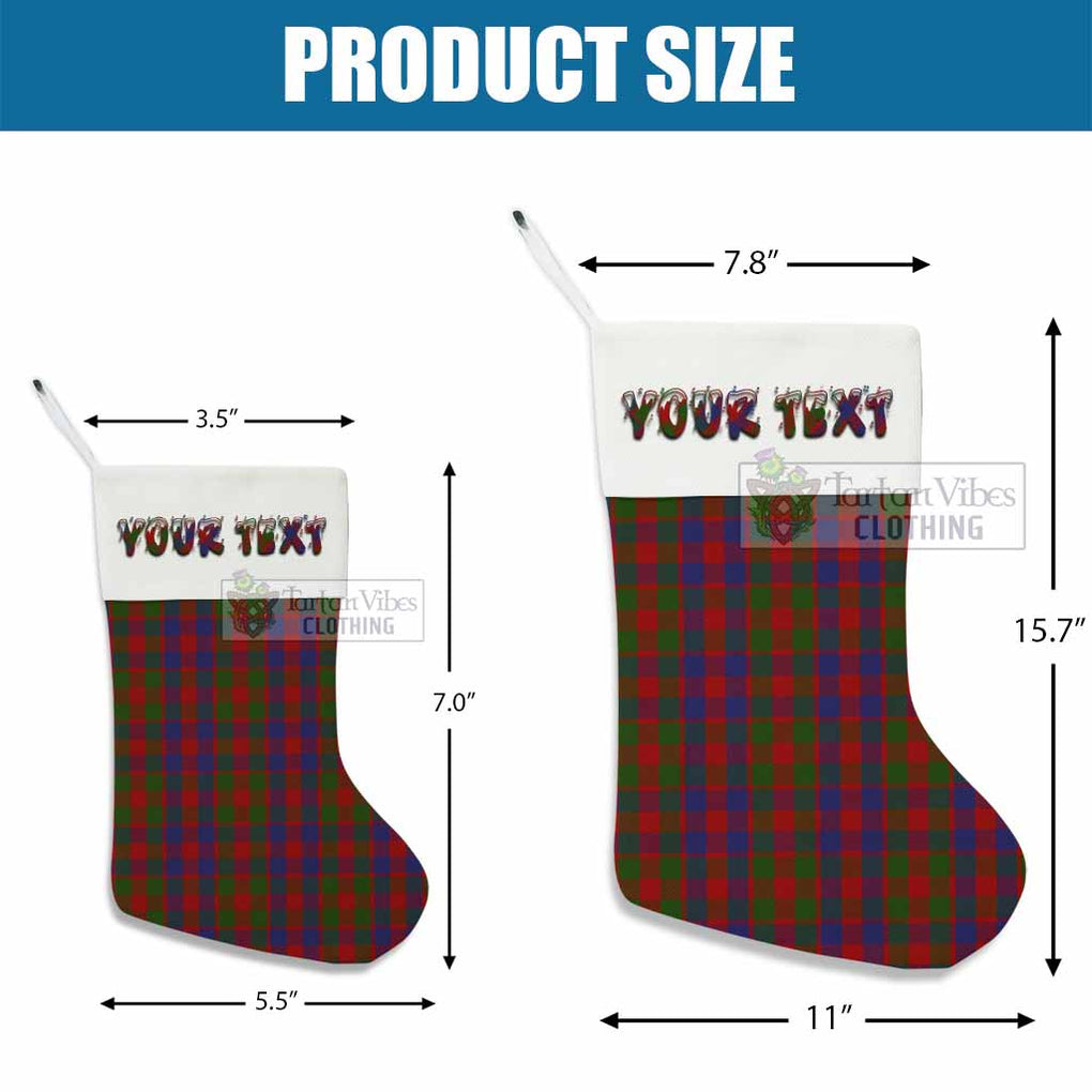 Tartan Vibes Clothing Gow Tartan Christmas Stocking with Personalized Text
