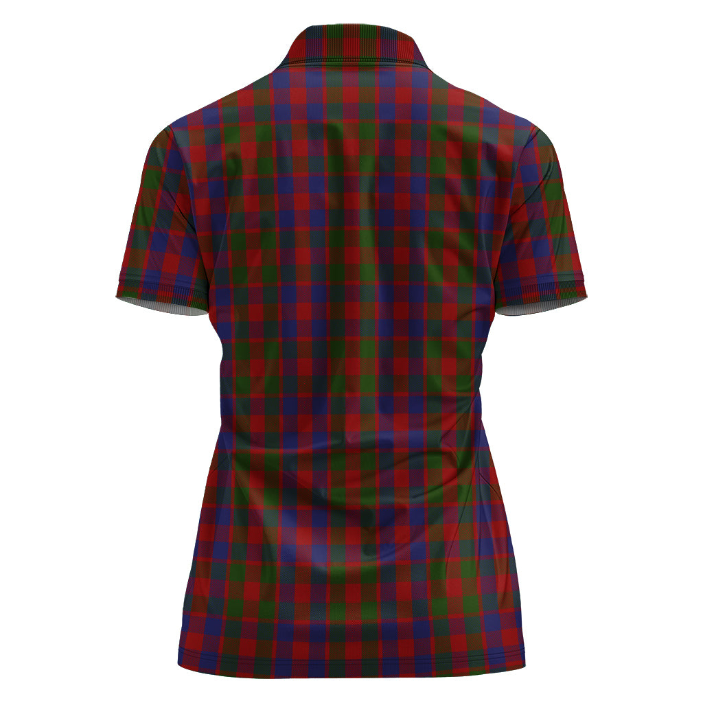 gow-tartan-polo-shirt-with-family-crest-for-women